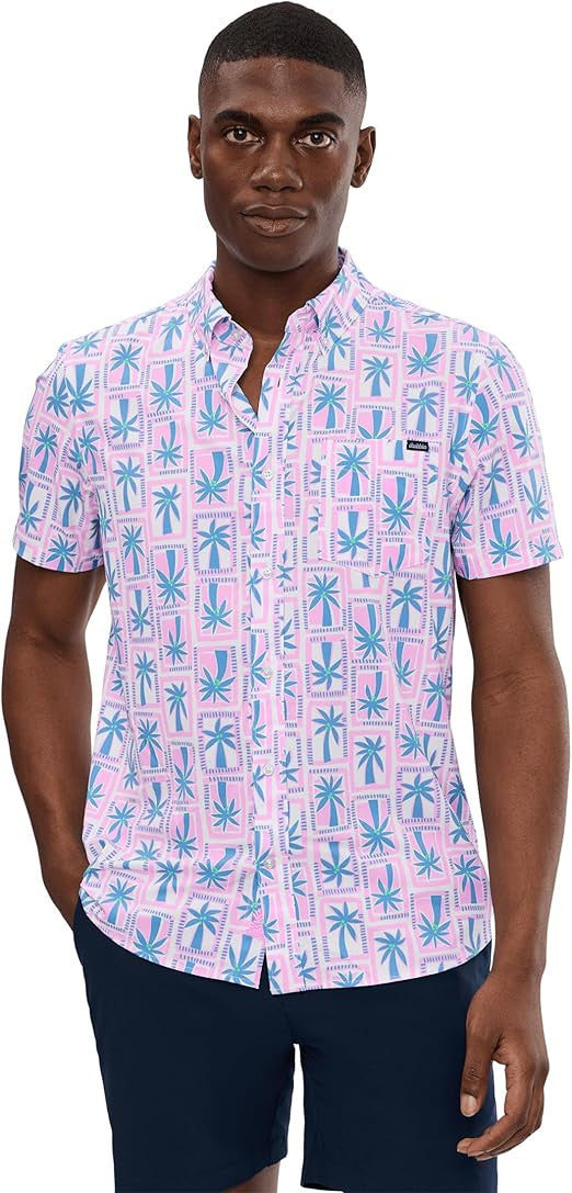 Chubbies Men's The Miami Mosaic Performance Friday Shirt