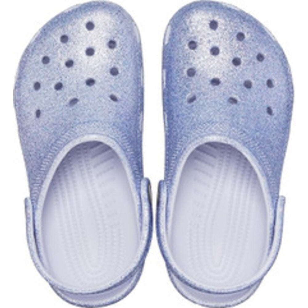 Crocs Toddler Classic Glitter Clog - Frosted Glitter