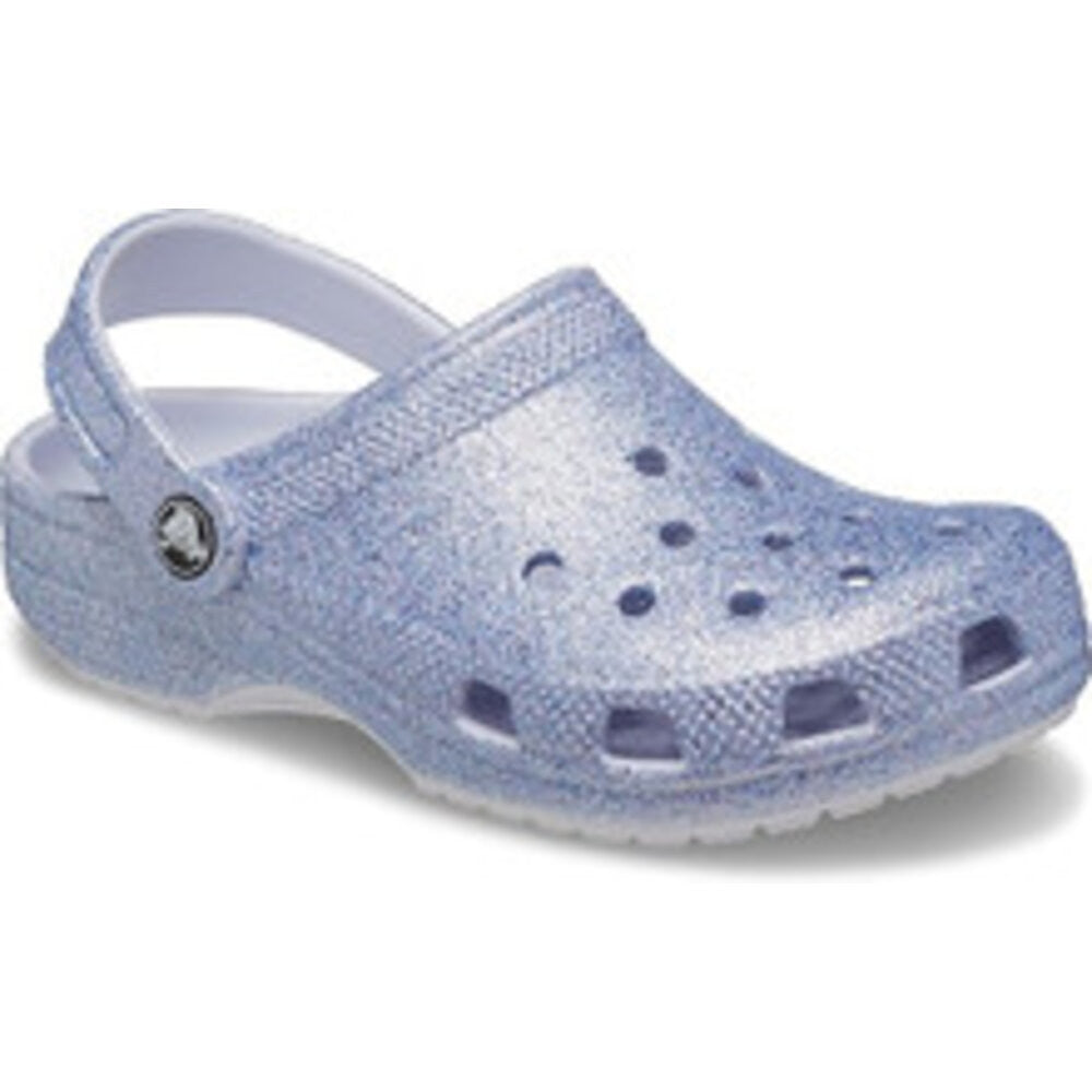 Crocs Kids' Classic Glitter Clog - Frosted Glitter