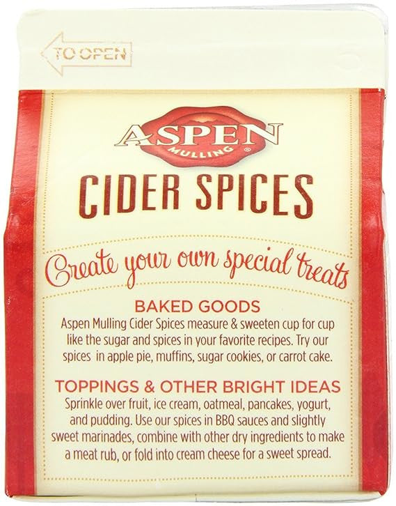 Aspen Mulling Cider Spices, Original Blend, 5.65-Ounce Carton