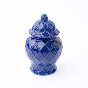 8 Oak Lane Navy Small Textured Ginger Jar