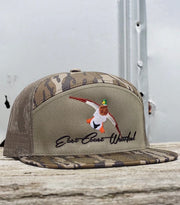 East Coast Waterfowl Embroidered Mallard Logo 7 Panel Hat - Bottomland