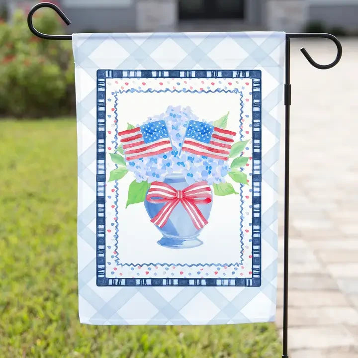 The Navy Knot Patriotic Garden Flag – American Flag Bouquet