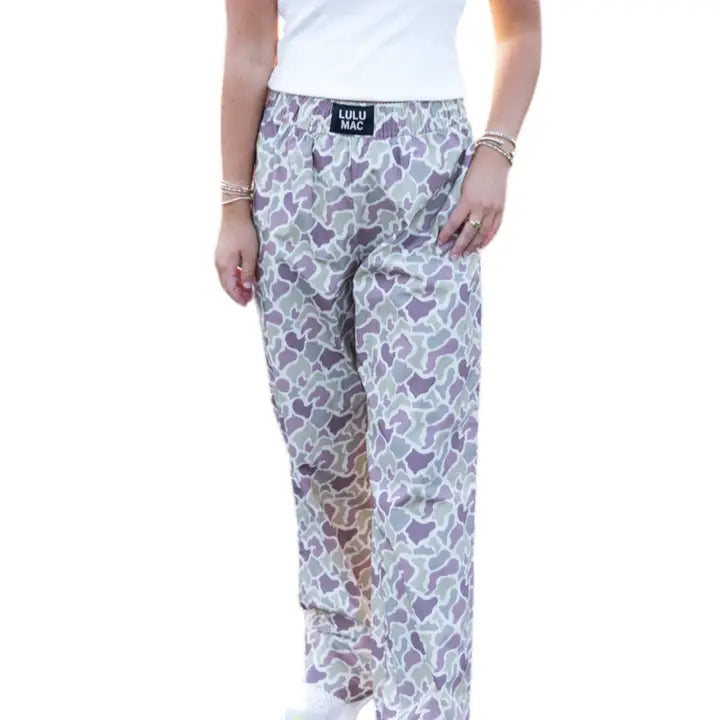 Lulu Mac Women's Light Camo Pant - Green