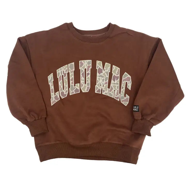 Lulu Mac Women's Crewneck Sweatshirt - Brown