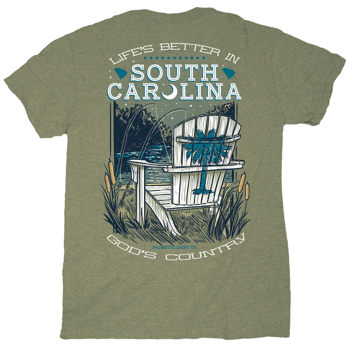 Palmetto Shirt Co. God's Country Tee