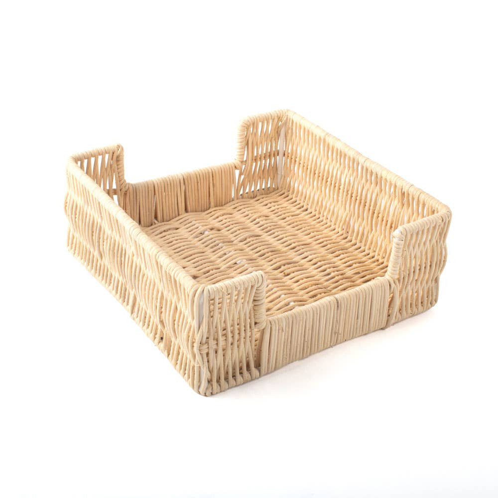 8 Oak Lane Natural Rattan Beverage Napkin Tray