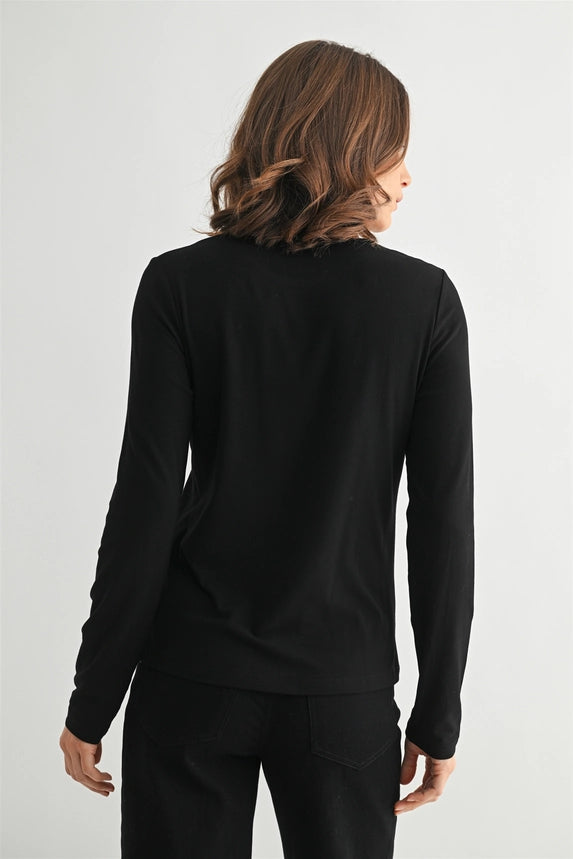 Fun2Fun Women's Round Neck Long Sleeve Knit Top