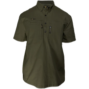 BRO Men's The Foreman Cotton Duck Short Sleeve Work Shirt