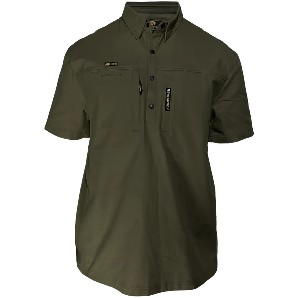 BRO Men's The Foreman Cotton Duck Short Sleeve Work Shirt