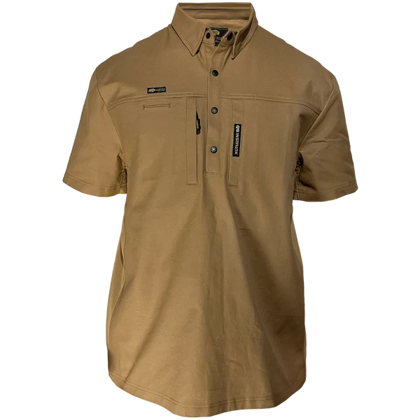 BRO Men's The Foreman Cotton Duck Short Sleeve Work Shirt