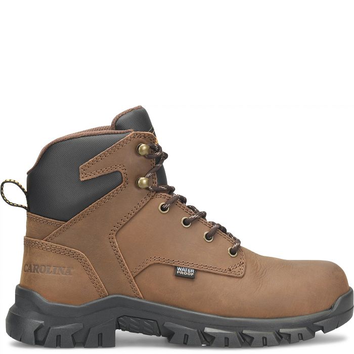 Carolina Boots Men's Gruntz 6" Waterproof Steel Toe Work Boot - Dark Brown