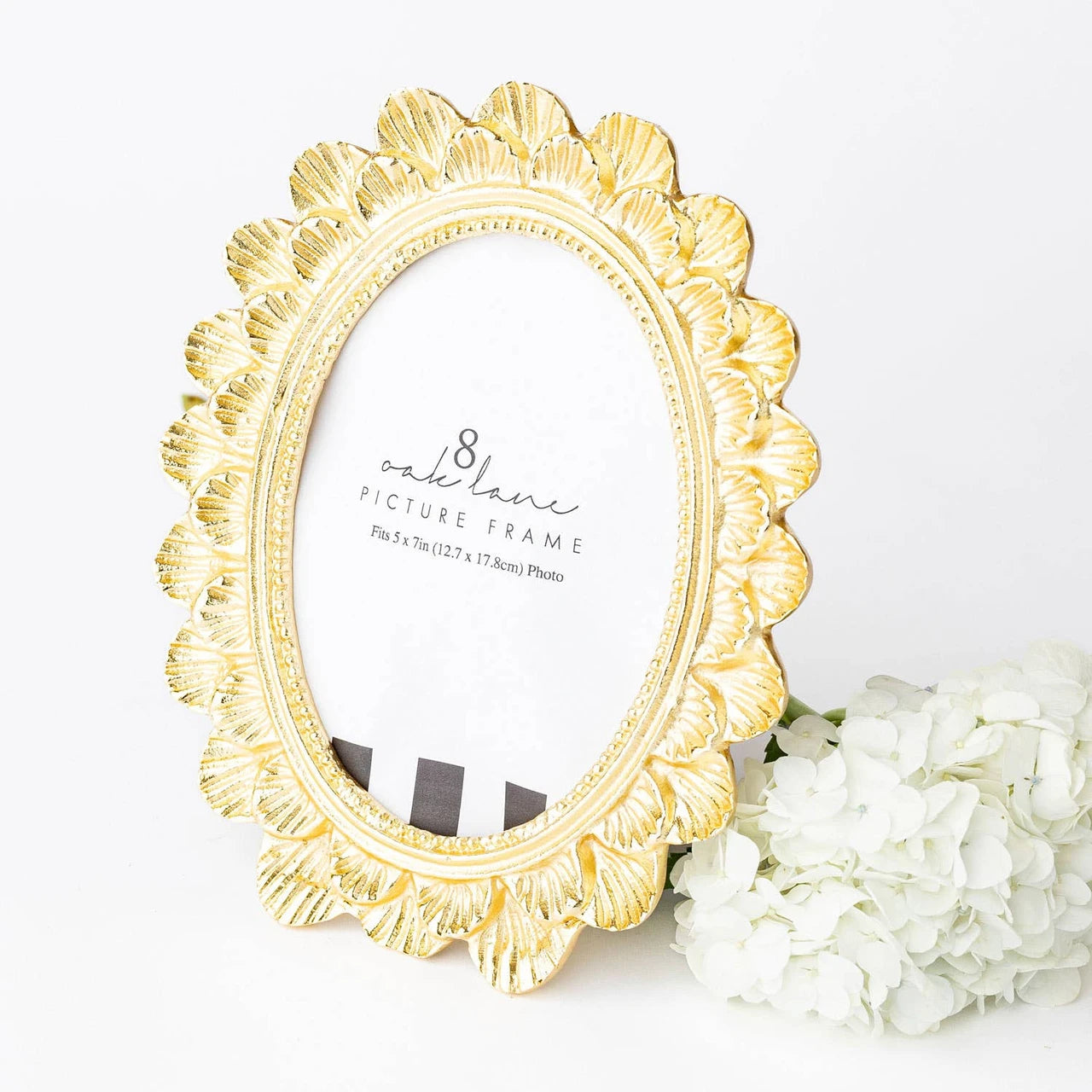 8 Oak Lane Gold Scalloped 5x7 Picture Frame