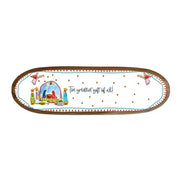 Happy By Rachel The Greatest Gift Nativity Tray and Bowl Set