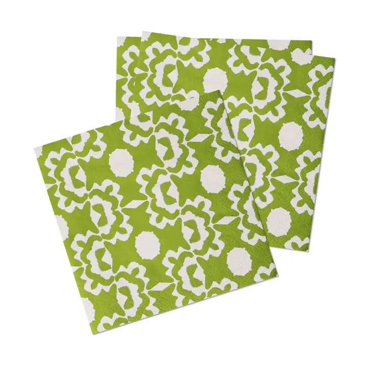 Laura Park Aspen Green Cocktail Napkins