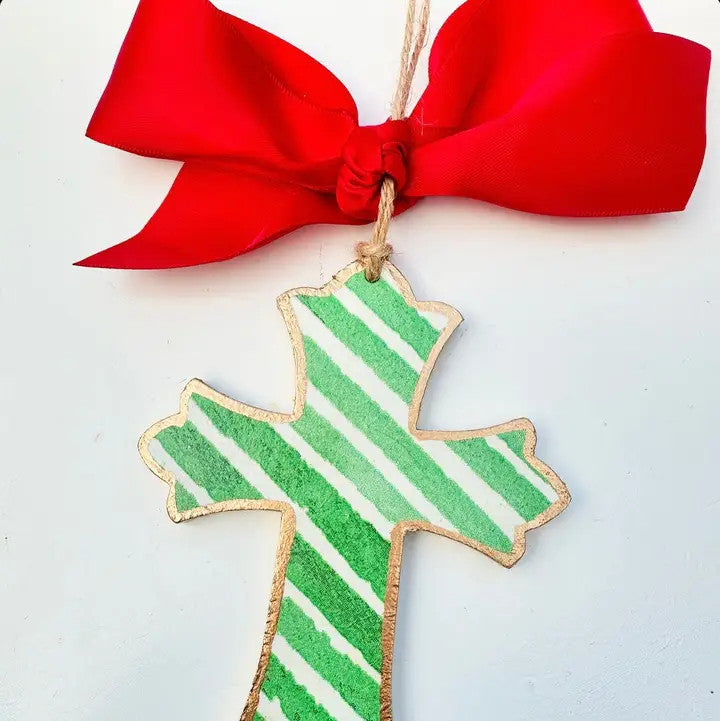 SoCharm Christmas Cross Ornament