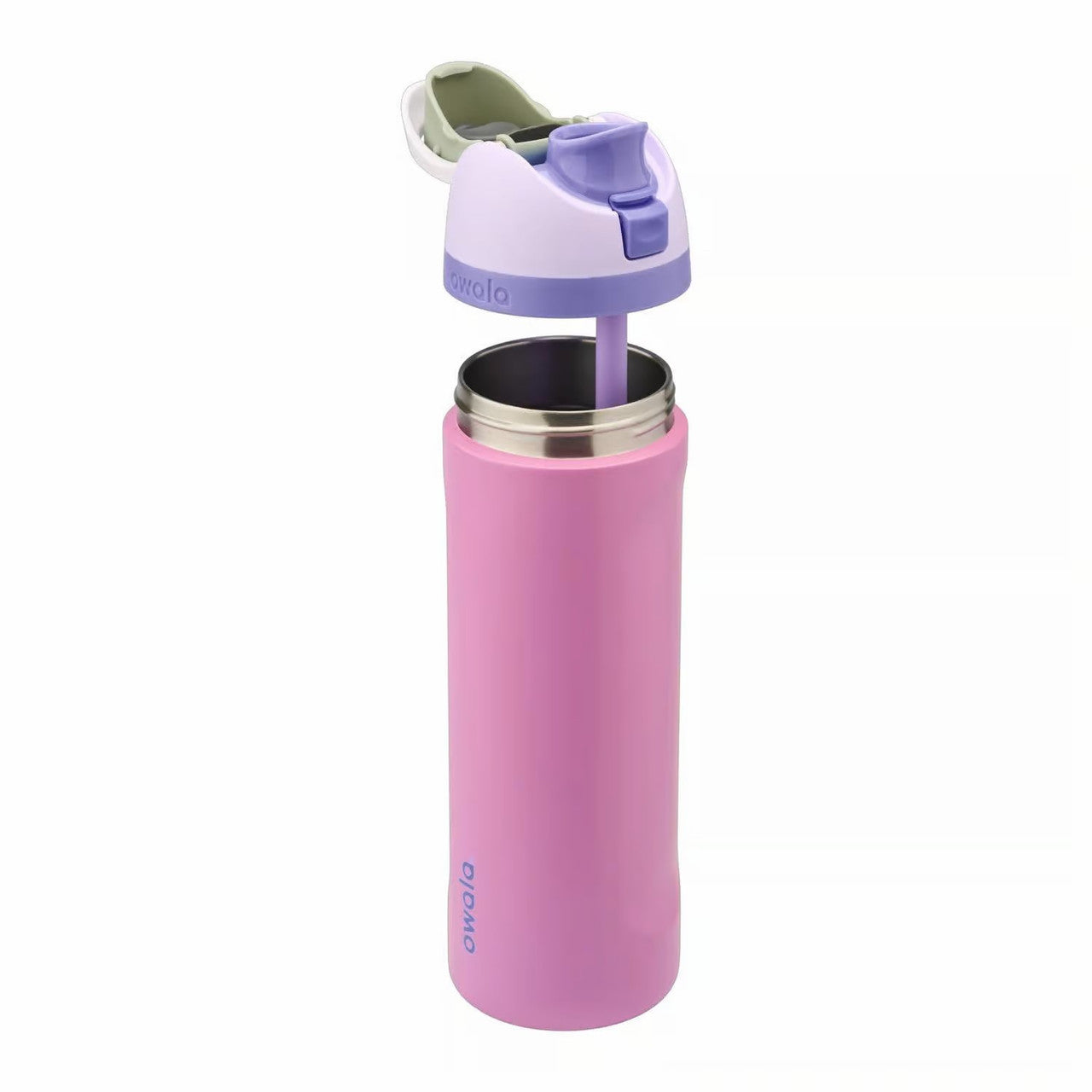 Owala FreeSip 24 oz Pink BPA Free Magenta Madness Water Bottle with Spout Lid