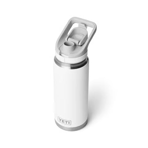 Yeti Rambler 26oz Bottle with Flip Chug Cap - White