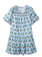 Simply Southern Women's Prim Contour Dress - Hydrangea Stripe
