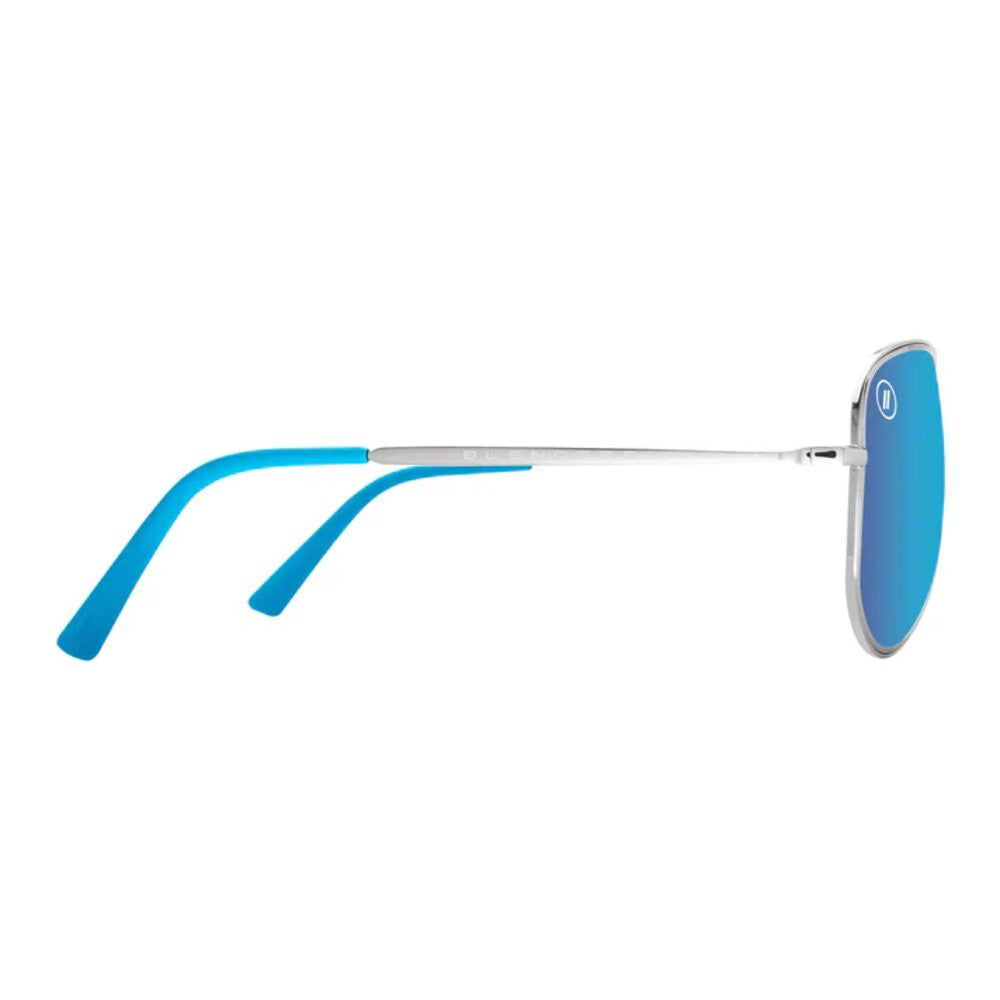 Blenders A Series Blue Angel Polarized Aviator Sunglasses – Silver/Blue Mirrored