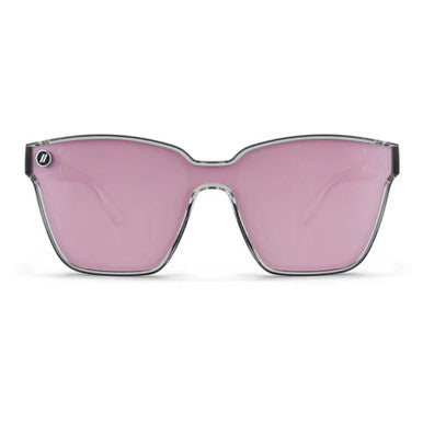 Blenders Buttertron Polarized Sunglasses – Fog - Crystal Gray Frame/Rose Gold Mirror Lens