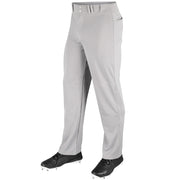 Champro Adult Open Bottom Relaxed Fit Baseball Pant - Grey