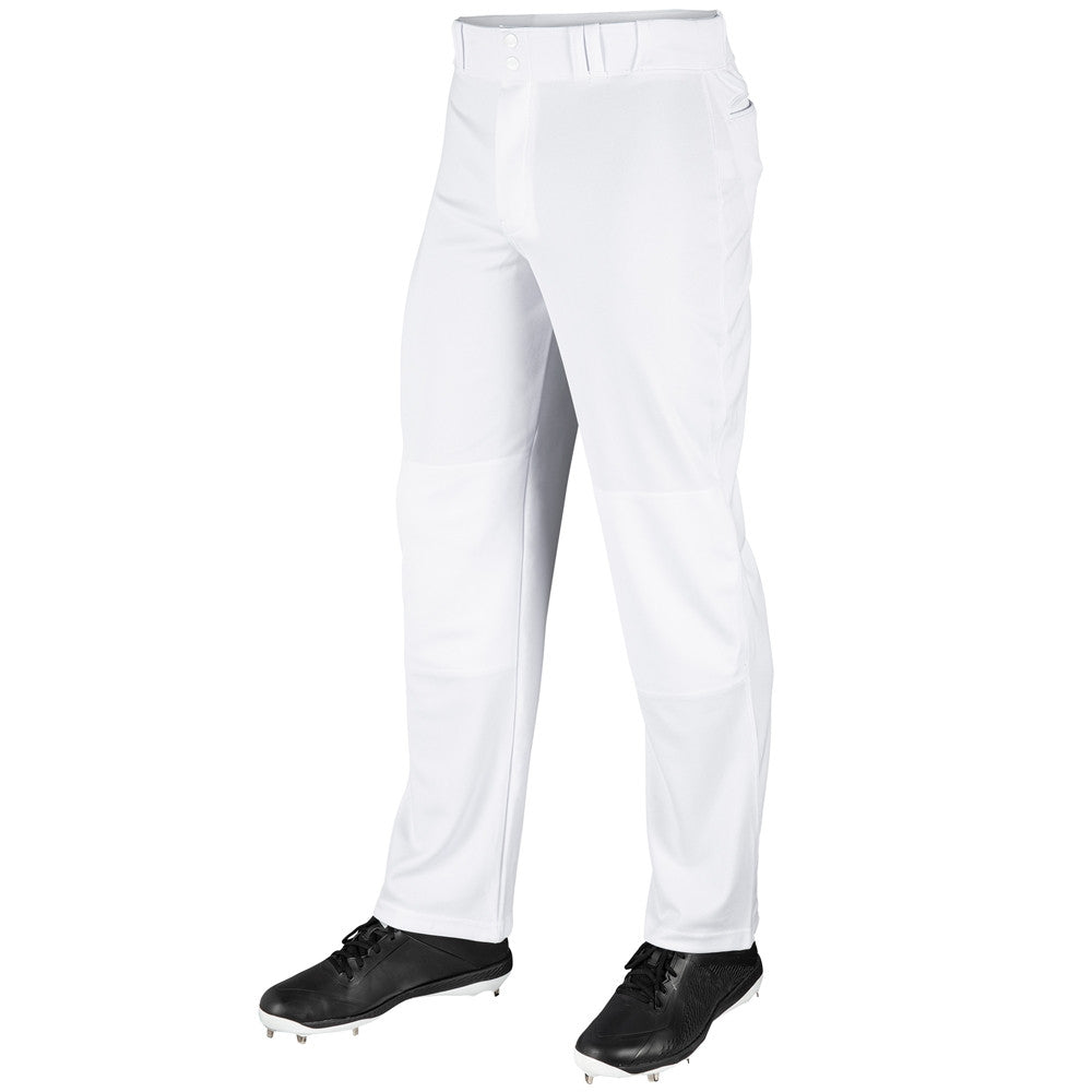 Champro Youth Open Bottom Relaxed Fit Baseball Pant - White