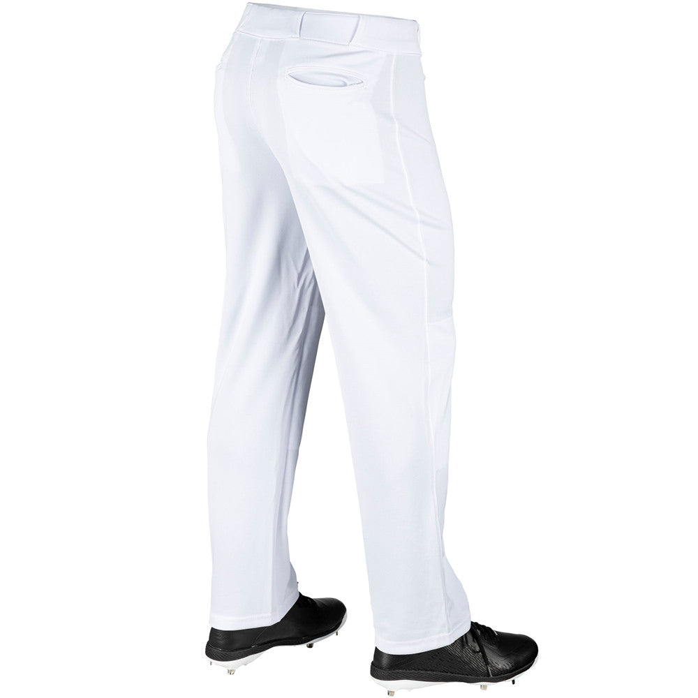 Champro Adult Open Bottom Relaxed Fit Baseball Pant - White