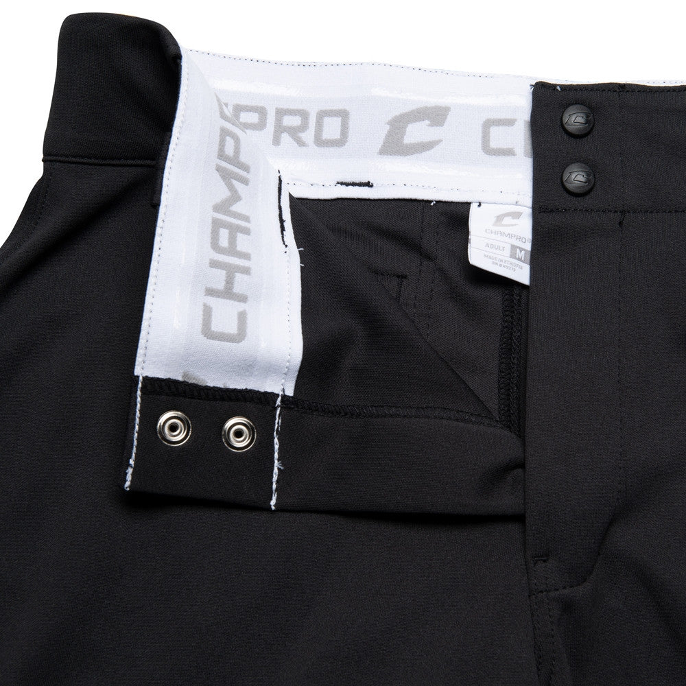 Champro Youth Triple Crown Open Bottom Pant - Black