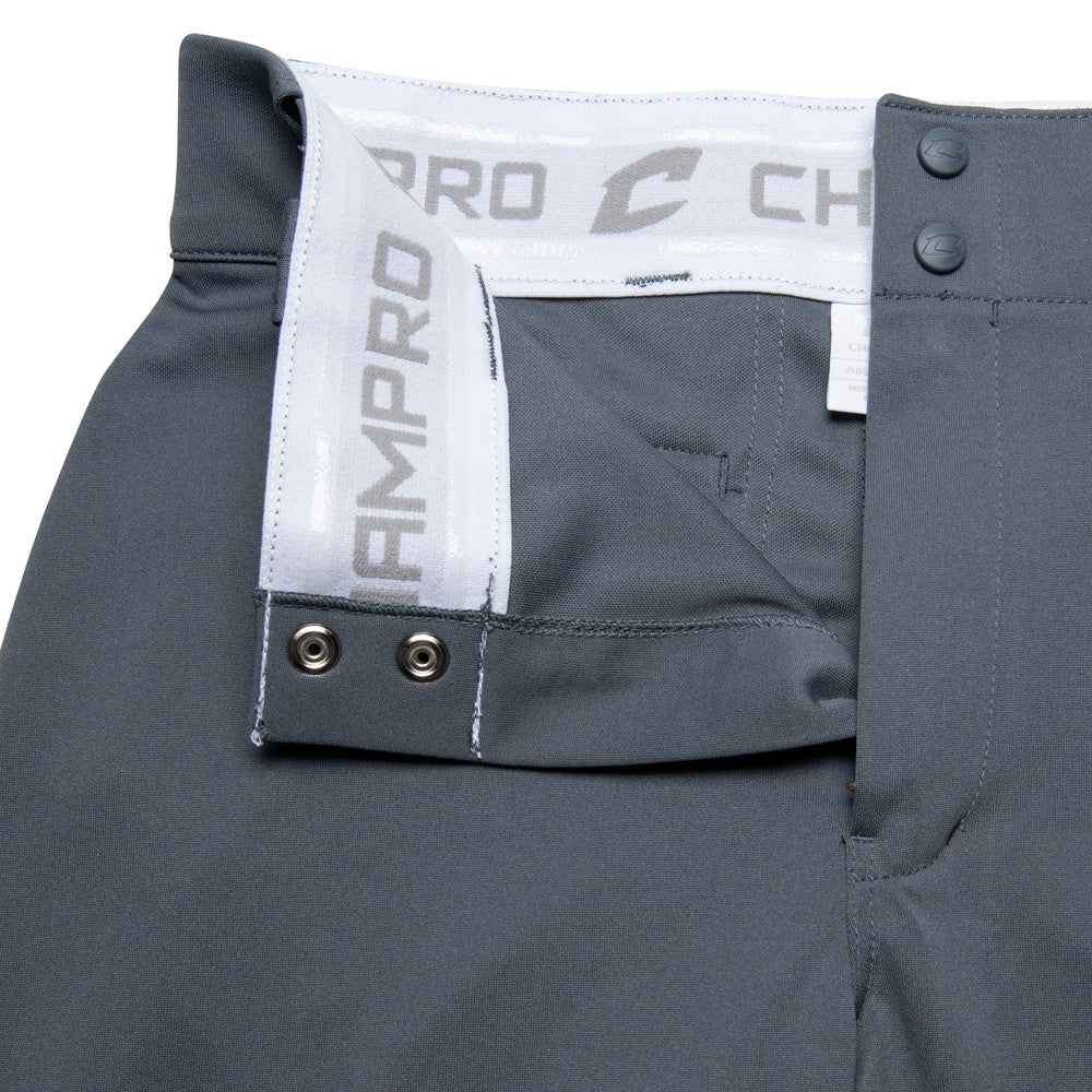 Champro Adult Triple Crown Open Bottom Pant - Graphite
