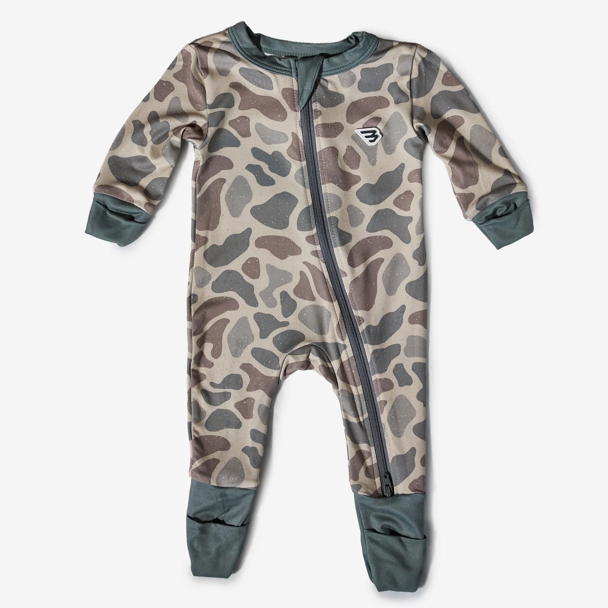 Burlebo Baby Zip Up - Classic Deer Camo