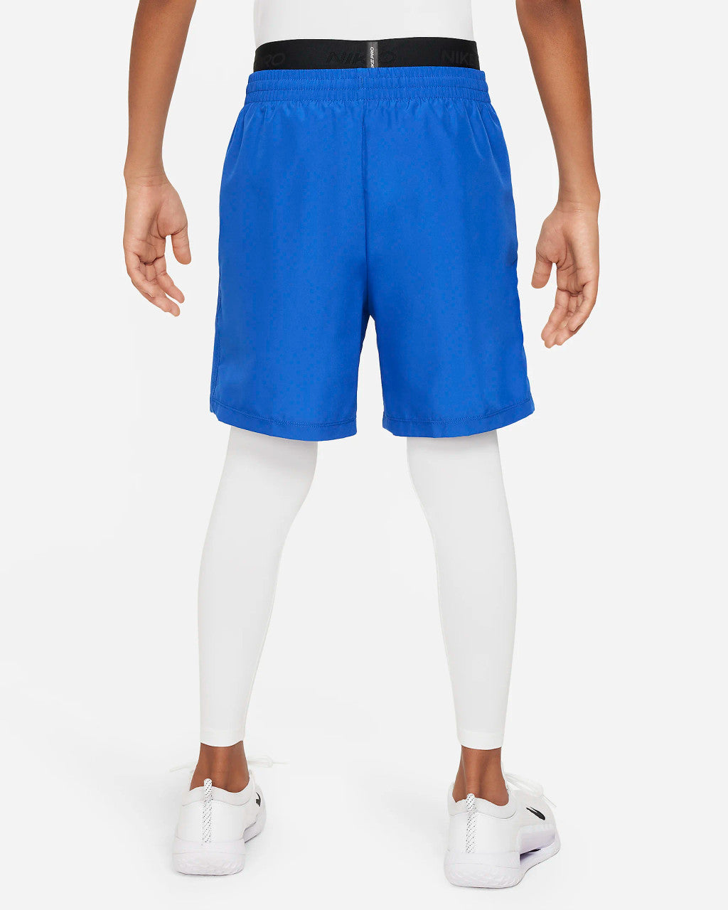 Nike Pro Dri-FIT Big Kids Tights - White/Black