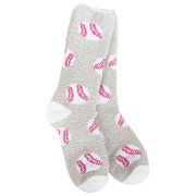 World's Softest Socks Cozy Spring Crew - Baseball