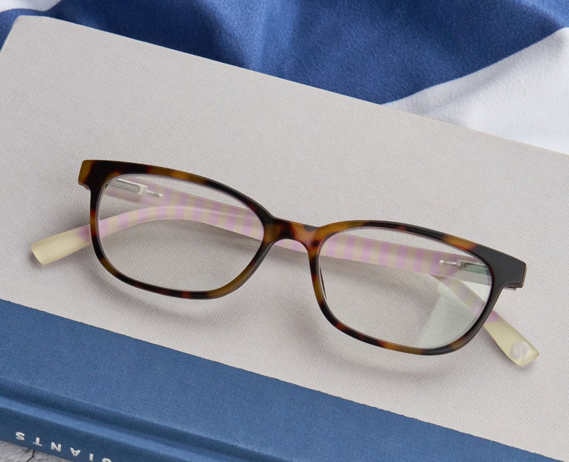 Peepers Beach Read Blue Light Reading Glasses - Tortoise/Summer Stripe