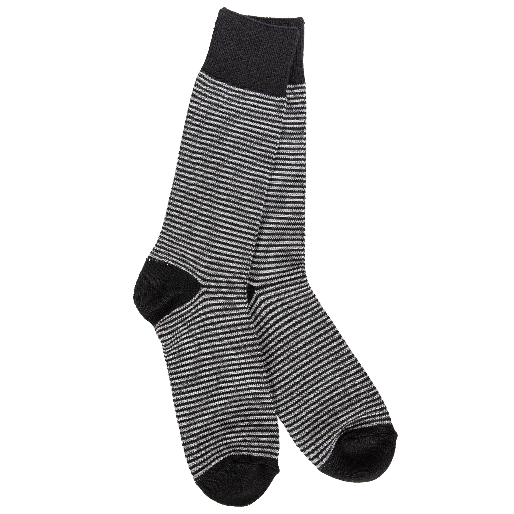 World's Softest Socks 1902 Metro Stripe Crew - Black Multi