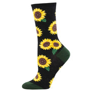 Socksmith More Blooming Crew Socks - Black