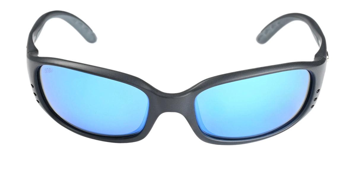 Costa Del Mar Brine Sunglasses - Matte Black/Blue Mirror