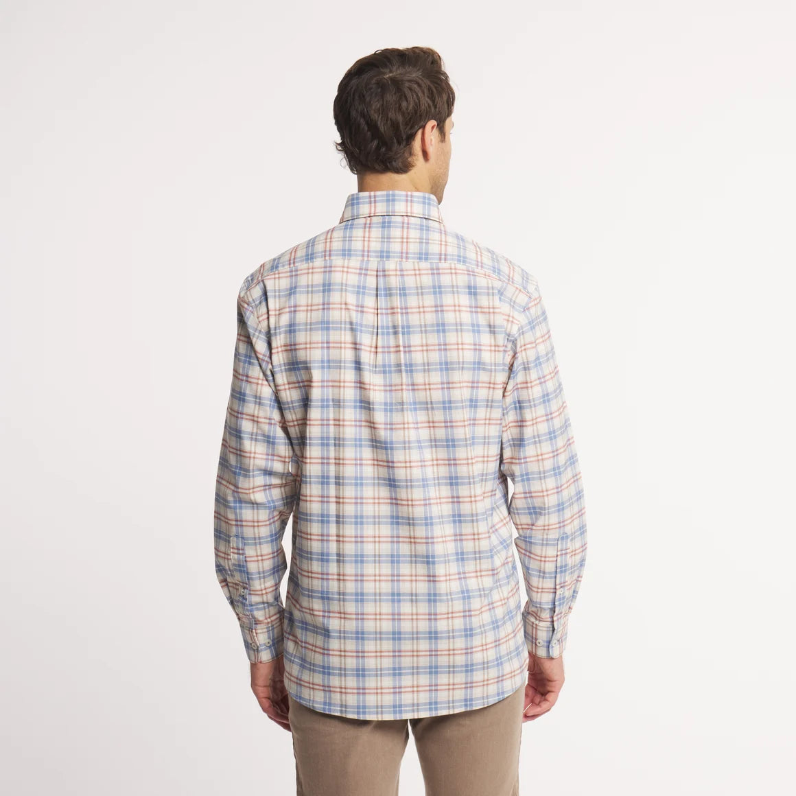 Southern Marsh Men's Highlands Lattice Performance Dress Shirt