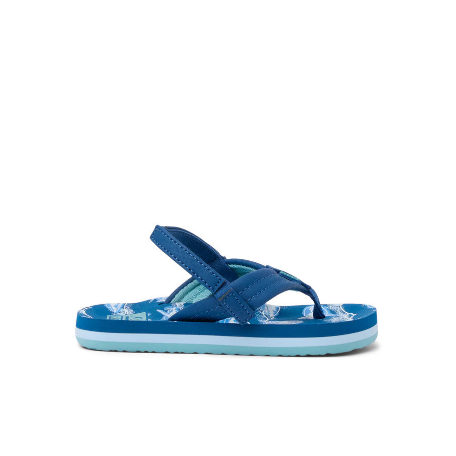 Reef Little Ahi Royal Sharks Toddler Flip Flops