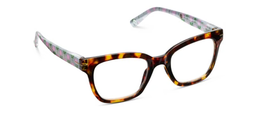 Peepers Buzzworthy Blue Light Reading Glasses - Tortoise/Marigold Stripe Pink