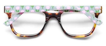Peepers Buzzworthy Blue Light Reading Glasses - Tortoise/Marigold Stripe Pink