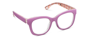 Peepers Center Stage Blue Light Reading Glasses - Pink/Frond Orange