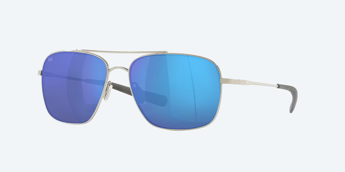 Costa Del Mar Canaveral Sunglasses - Palladium/Blue Mirror