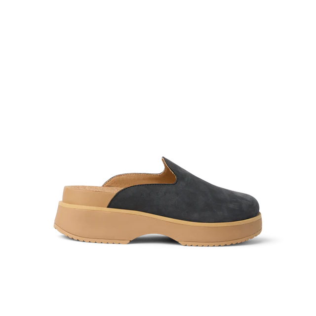 Reef Women's Vista Skye Platform Clog - Charcoal