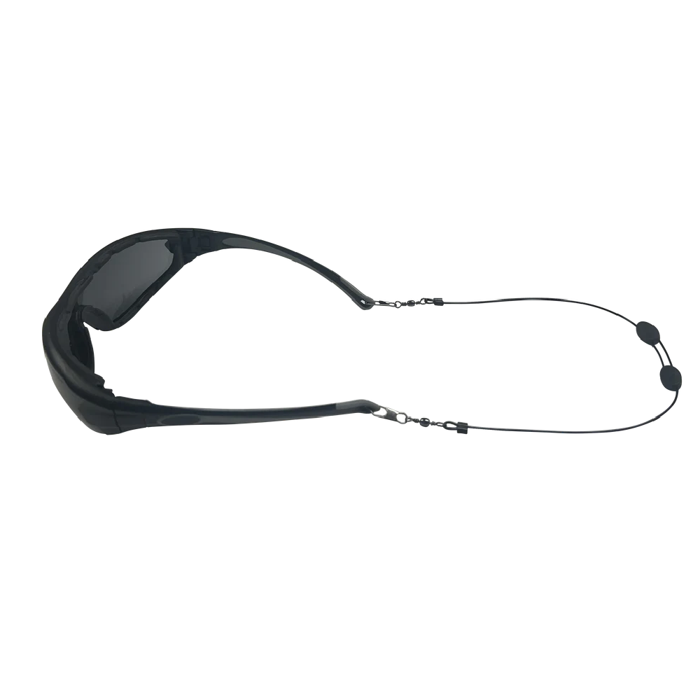 Cablz Clipz Adjustable Eyewear Retainer Universal Sunglasses Strap - Black