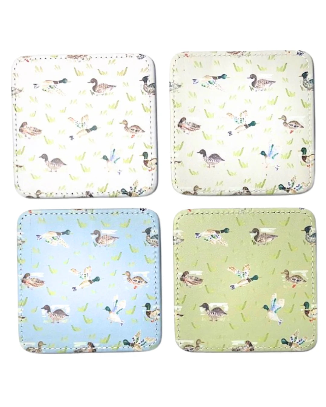 Keva Style Duck, Duck Coasters - Set of 4