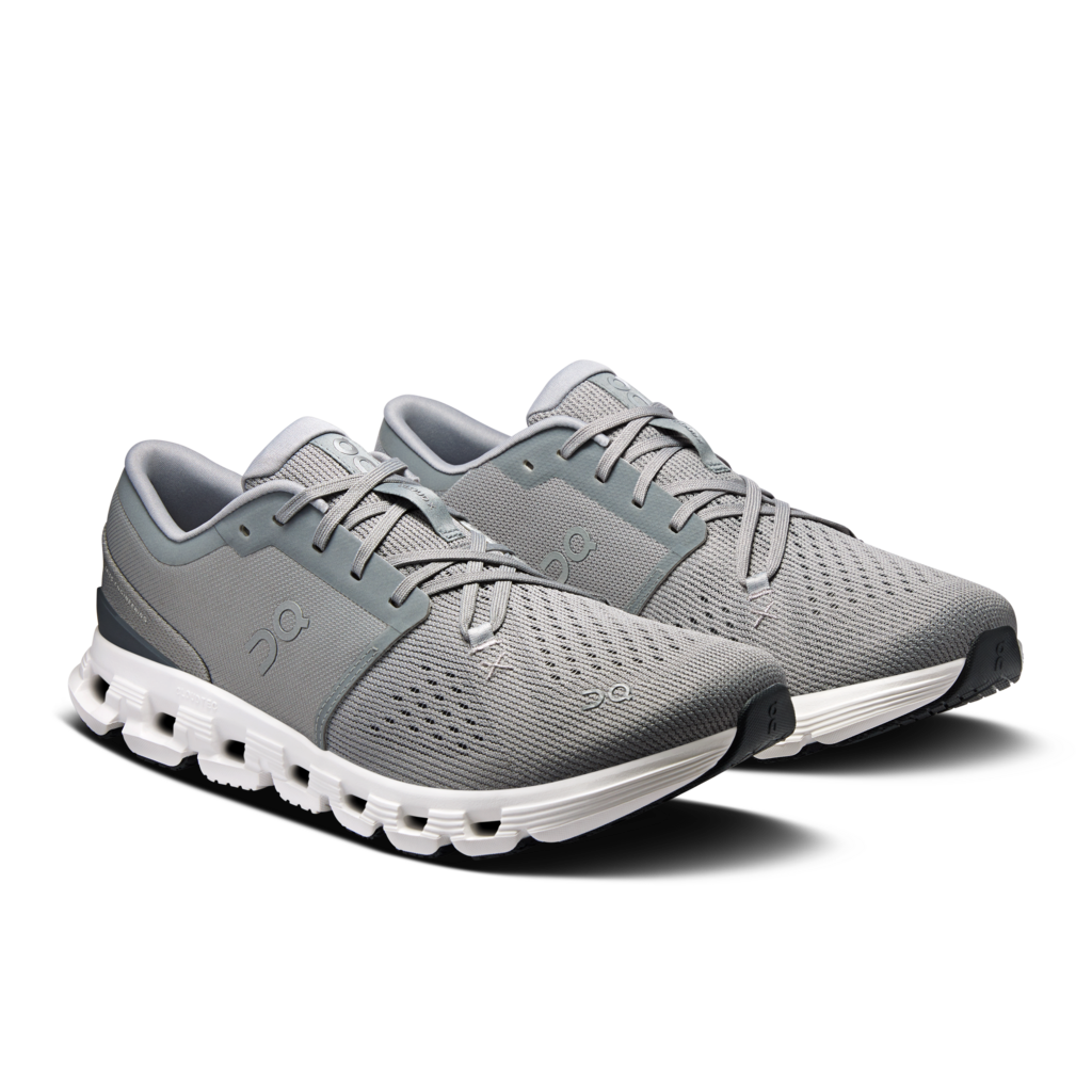 On Men's Cloud X 4 - Alloy/Ivory