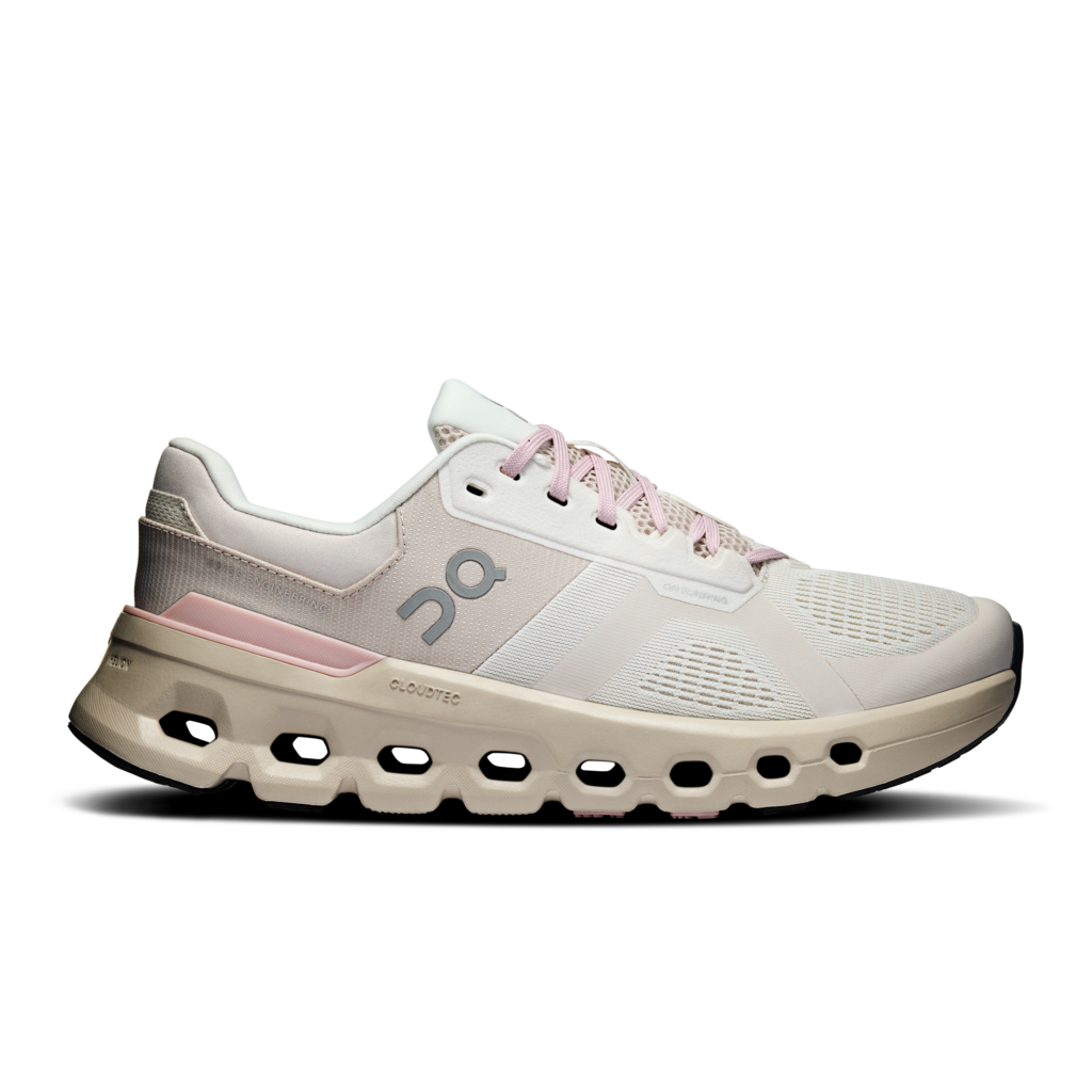 On Women's Cloudrunner 2 Running Shoes - Silver/Mauve