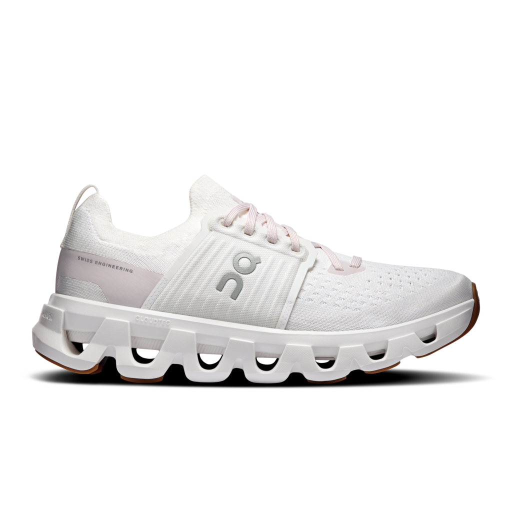 On Women's Cloudswift 4 Running Shoes - White/Lily