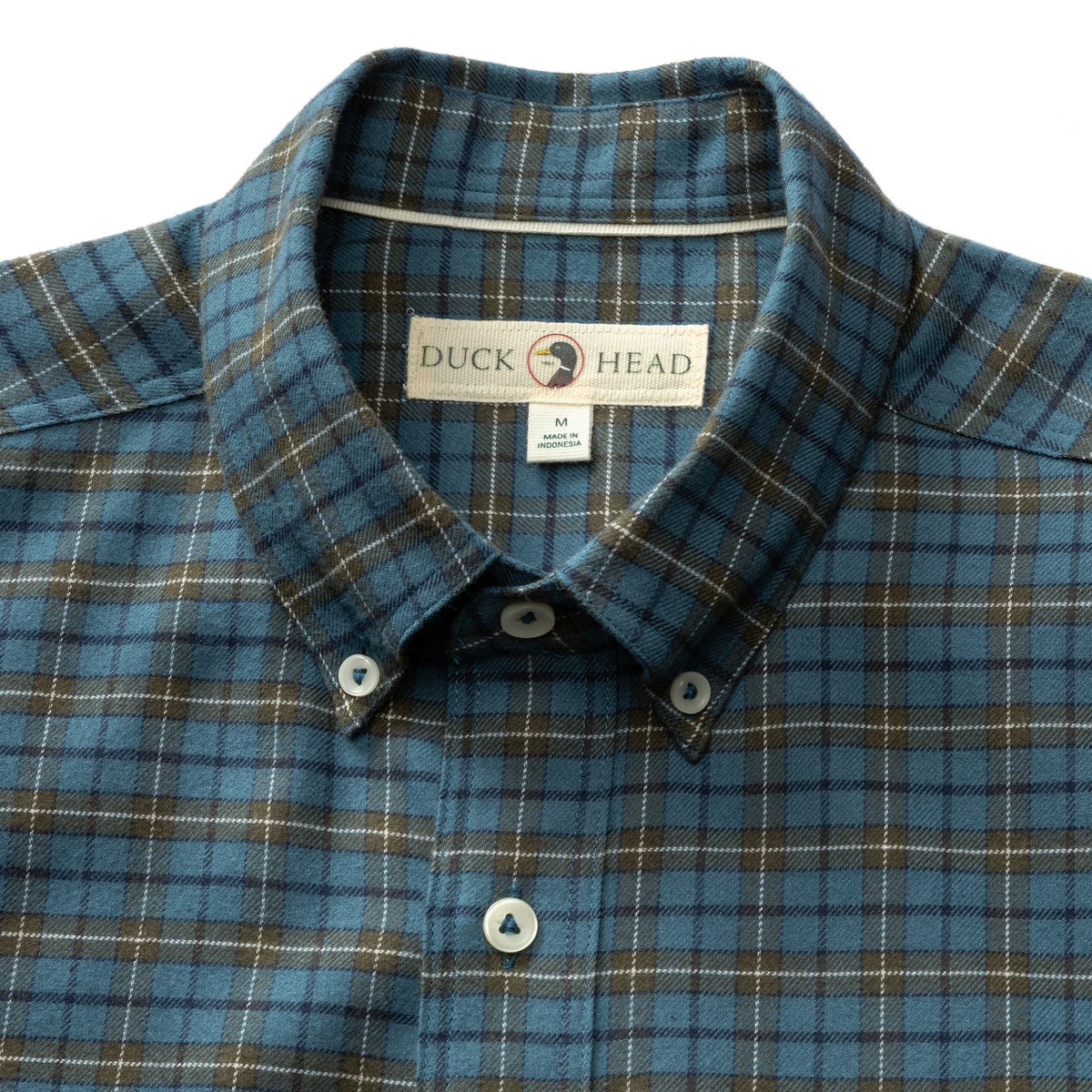 Duck Head Men's Wexler Cotton Flannel Sport Shirt